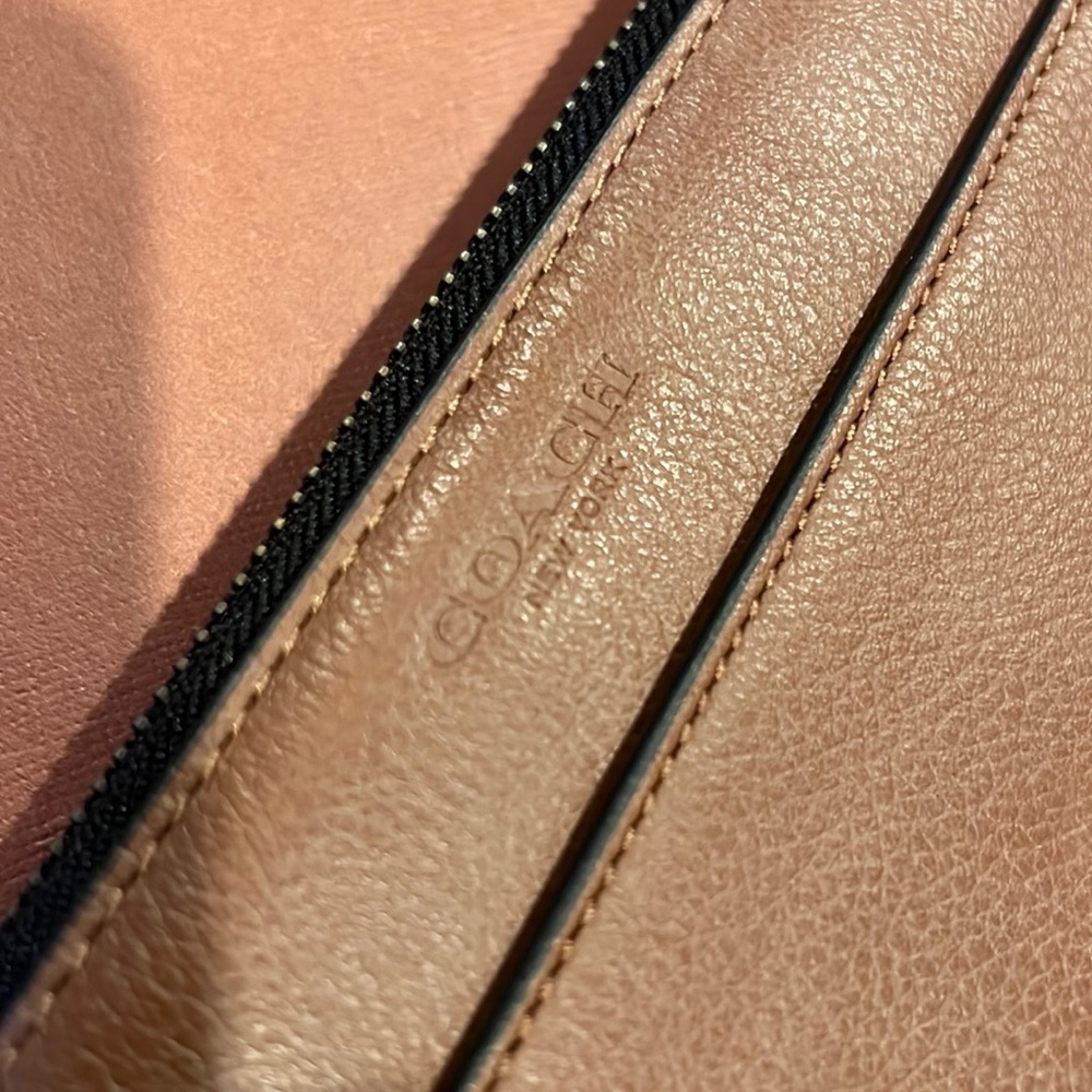 Travel leather wallet COACH